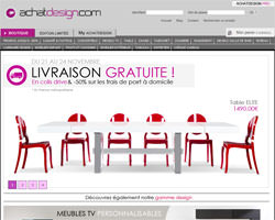 Page d'accueil de Achat Design