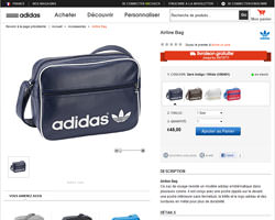 Une fiche produit de Adidas