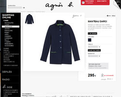Une fiche produit de Agnes b.