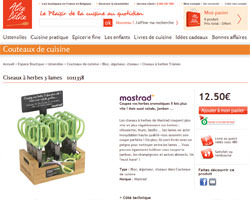 Une fiche produit de Alice Delice