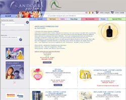 Page d'accueil de Andorra Parfums