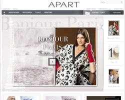 Page d'accueil de Apart Fashion