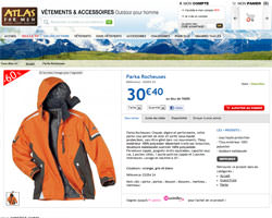 Une fiche produit de Atlas for Men