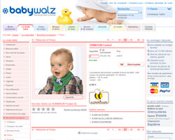 Une fiche produit de Baby-Walz