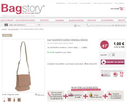 Une fiche produit de Bag Story