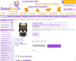 Une fiche produit de Bebebox