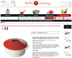 Une fiche produit de Belle Cocotte