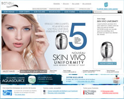 Page d'accueil de Biotherm