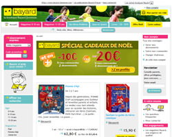 Page d'accueil de Boutique bayard