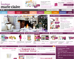 Page d'accueil de Boutique Marie-Claire