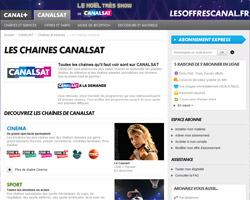 Une fiche produit de CanalSat