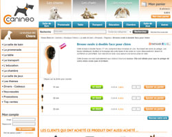 Une fiche produit de Canineo