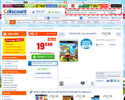 Une fiche produit de Cdiscount