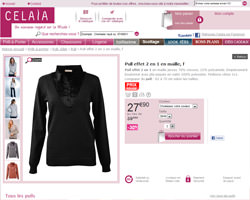 Une fiche produit de Celaia