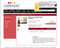 Une fiche produit de ChateauNET