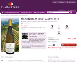 Une fiche produit de ChateauOnline