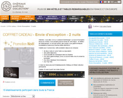 Une fiche produit de Châteaux & Hôtels Collection Une fiche produit de Châteaux & Hôtels Collection