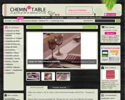 Une fiche produit de Chemin de table