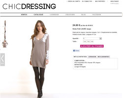 Une fiche produit de Chic Dressing