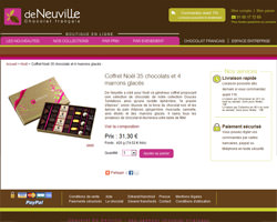 Une fiche produit de Chocolat Deneuville