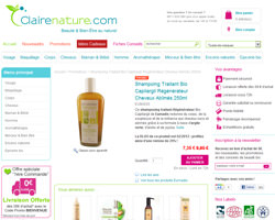 Une fiche produit de Claire Nature