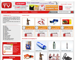 Page d'accueil de Comme � la TV
