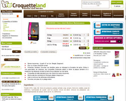 Une fiche produit de Croquetteland