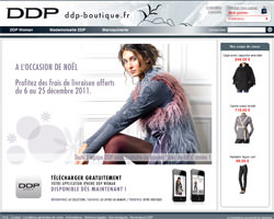 Page d'accueil de DDP
