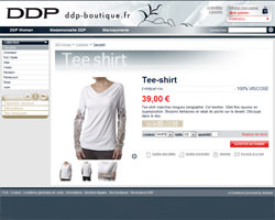 Une fiche produit de DDP
