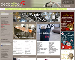 Page d'accueil de Decoclico