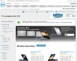 Une fiche produit de Dell