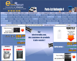 Page d'accueil de Electroradin