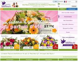 Page d'accueil de EuroFlorist