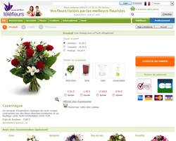 Une fiche produit de EuroFlorist