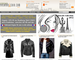 Page d'accueil de Fashion Cuir