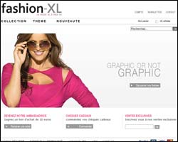 Page d'accueil de Fashion-XL
