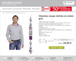 Une fiche produit de Father and Sons