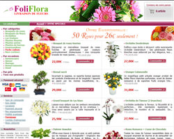 Page d'accueil de Foliflora