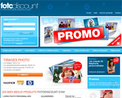 Page d'accueil de Fotodiscount