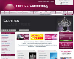 Page d'accueil de France Luminaires