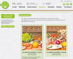 Une fiche produit de Hello Fresh