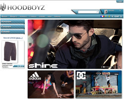 Page d'accueil de Hoodboyz