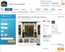 Une fiche produit de Hotel Best Western