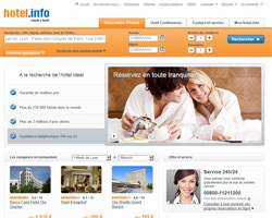 Page d'accueil de hotel.info France Page d'accueil de hotel.info France