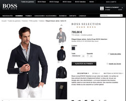 Une fiche produit de Hugo Boss