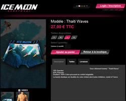 Une fiche produit de Ice Moon
