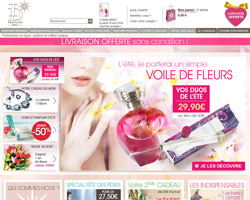 Page d'accueil de ID Parfums