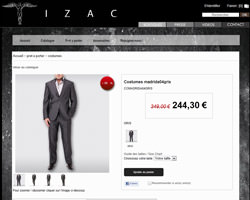 Une fiche produit de Izac