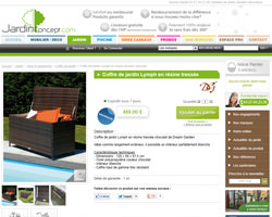 Une fiche produit de Jardin Concept