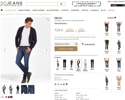 Une fiche produit de Jeans Homme Une fiche produit de Jeans Homme